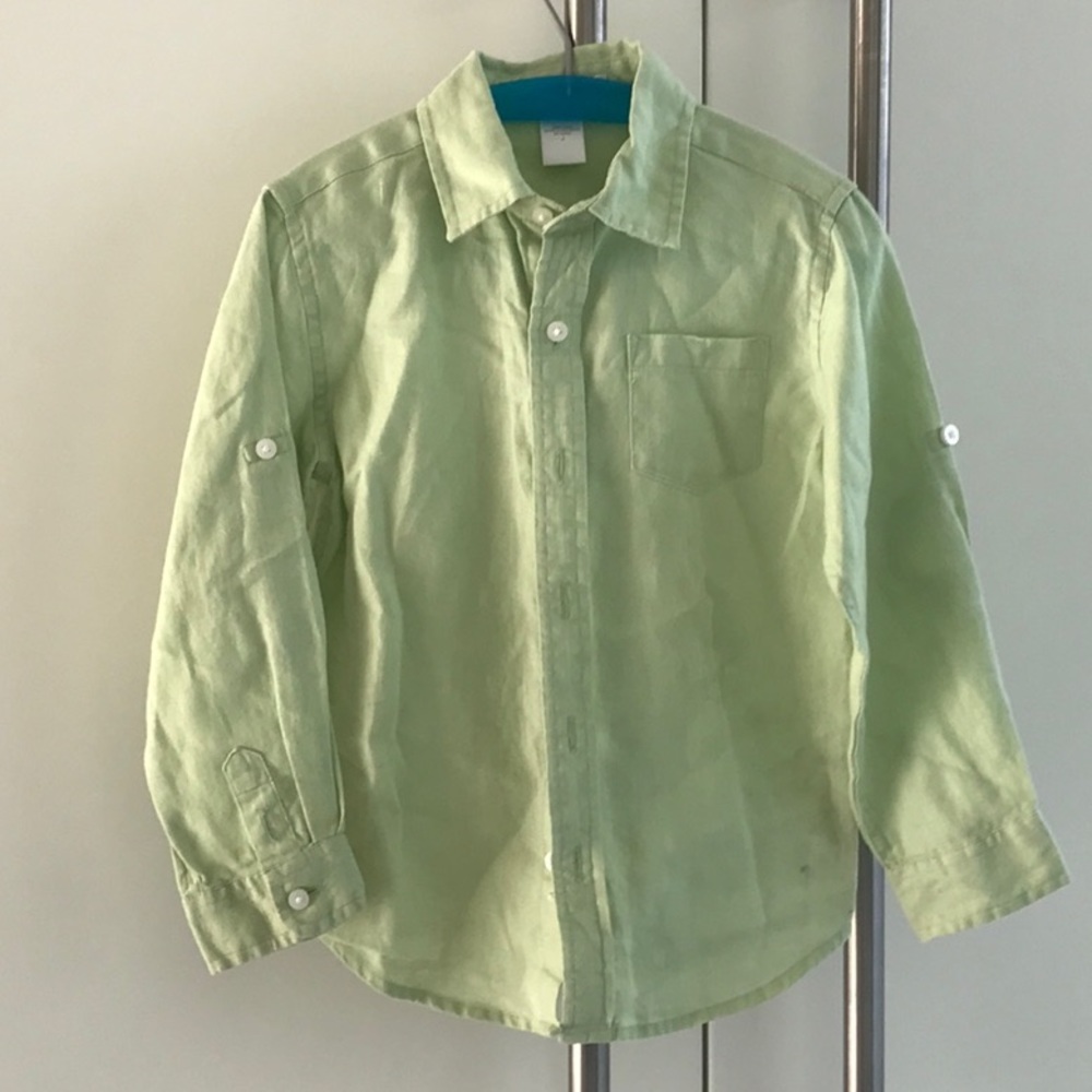 100% Linen Shirt Janie and Jack
